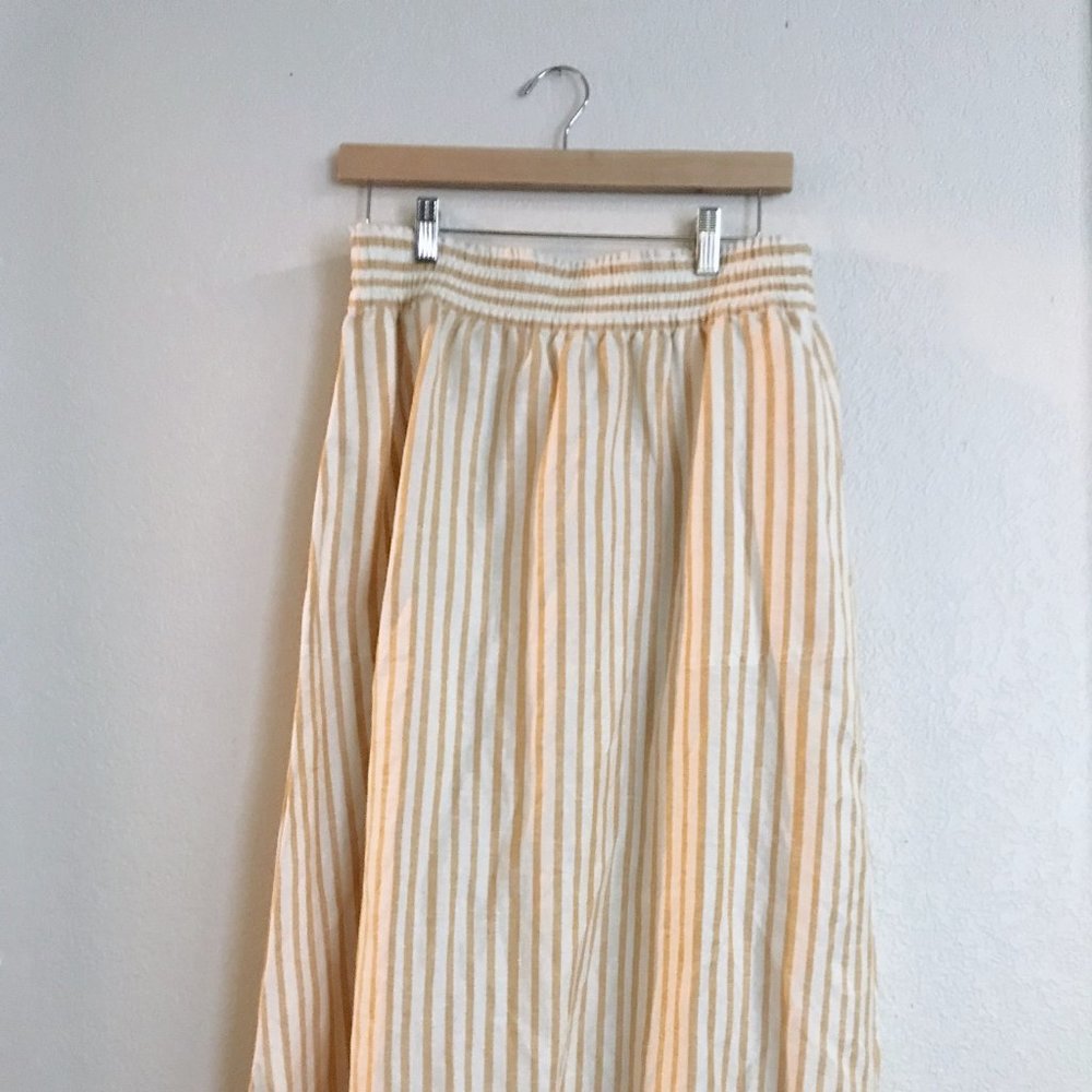 Madewell - Smocked Waist Midi Skirt - Medium